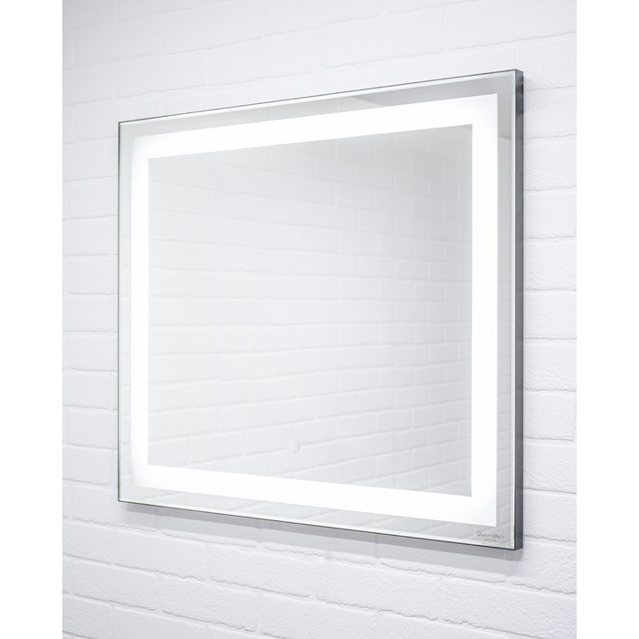 Зеркало Even 80 black с подсветкой 2,6 х 80 х 70