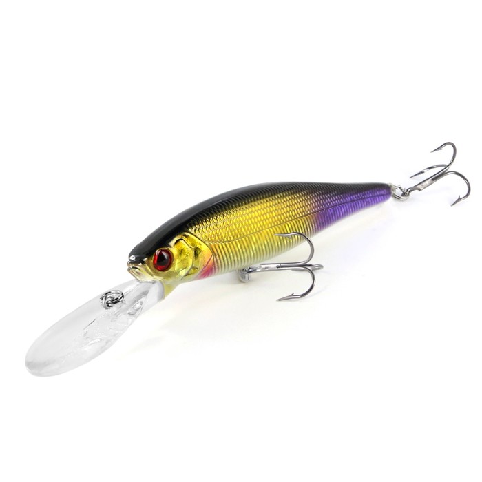 фото Воблер trout pro deep minnow 100 f, 100 мм, 16.5 г, 2 м, цвет me12