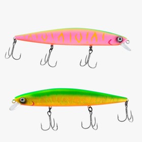 

Воблер TSURIBITO MINNOW 130F, 130 мм, 19.2 г, 0.7 м, цвет 002