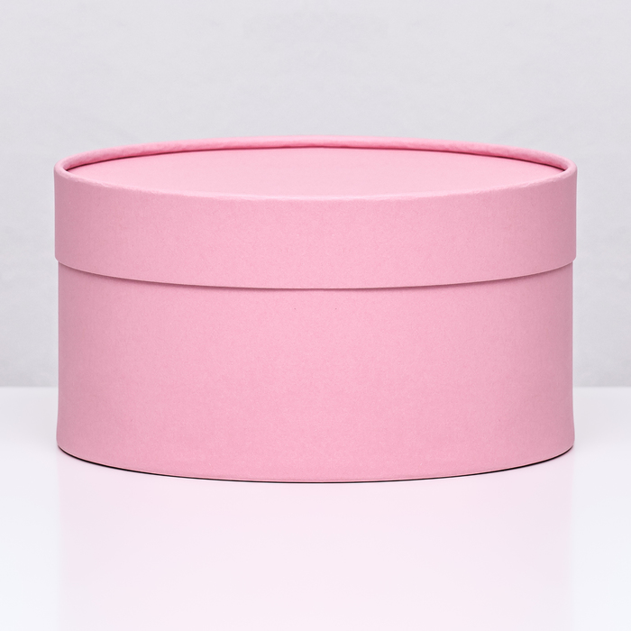 Подарочная коробка Нежность розовая, завальцованная без окна, 21 х 11 см