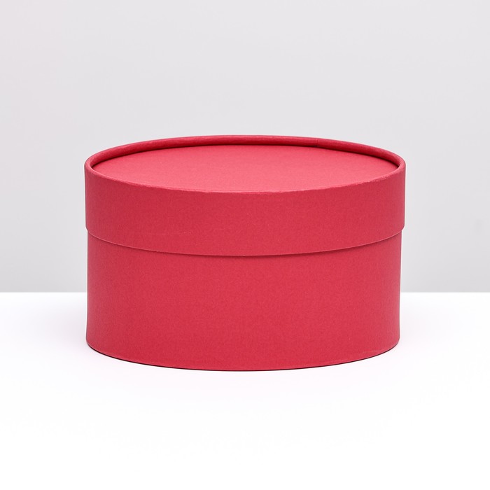 Подарочная коробка Рубин красный, завальцованная без окна, 18 х 10 см