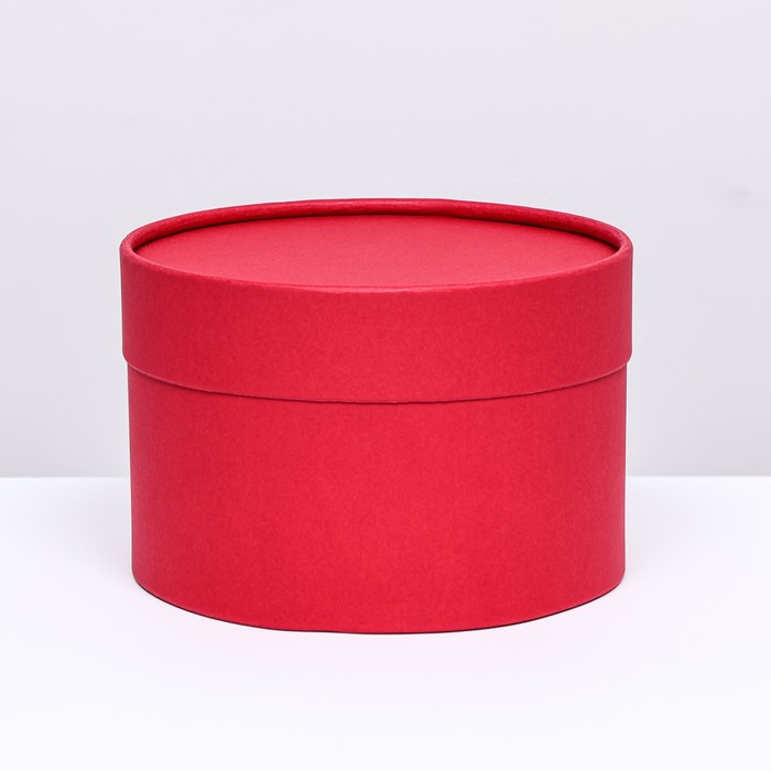 Подарочная коробка Рубин красный, завальцованная без окна, 16 х 9 см