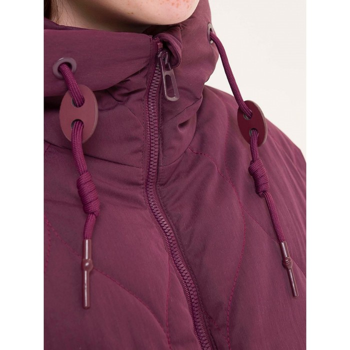 Пальто для девочек, рост 128 см, цвет фиолетовый