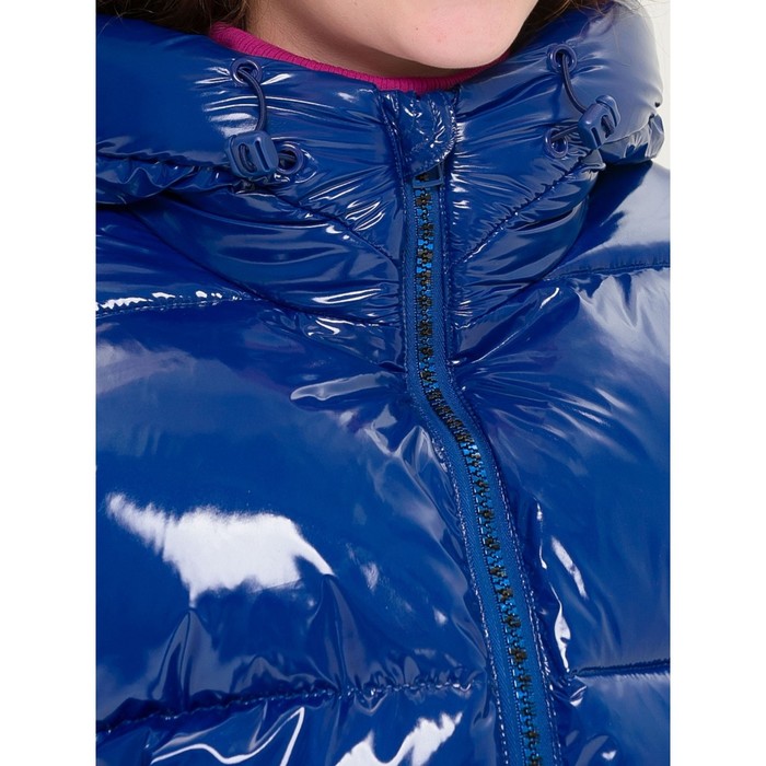 Пальто для девочек, рост 146 см, цвет синий