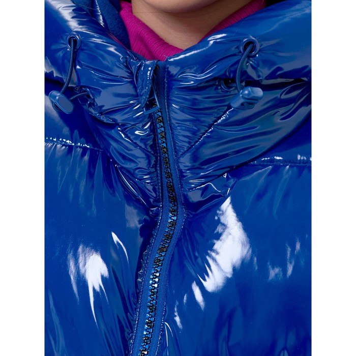 Пальто для девочек, рост 164 см, цвет синий