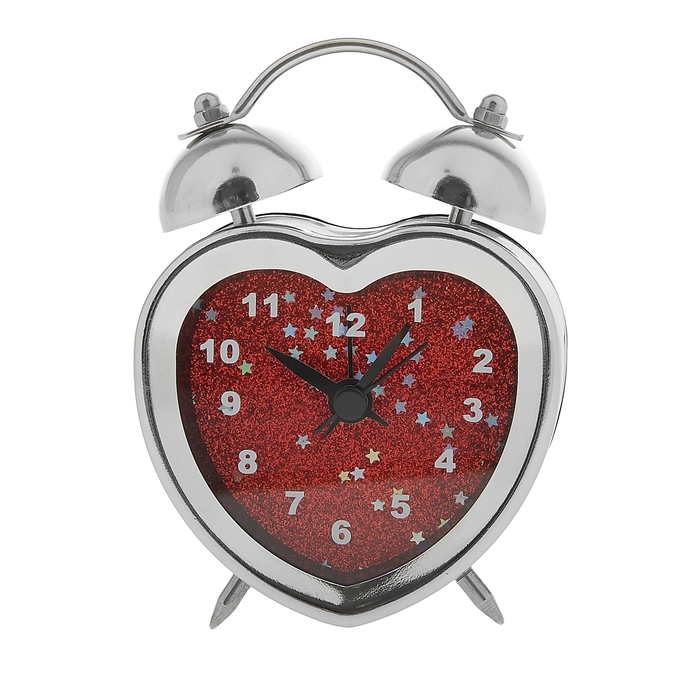 Будильник "Сердце и звезды"