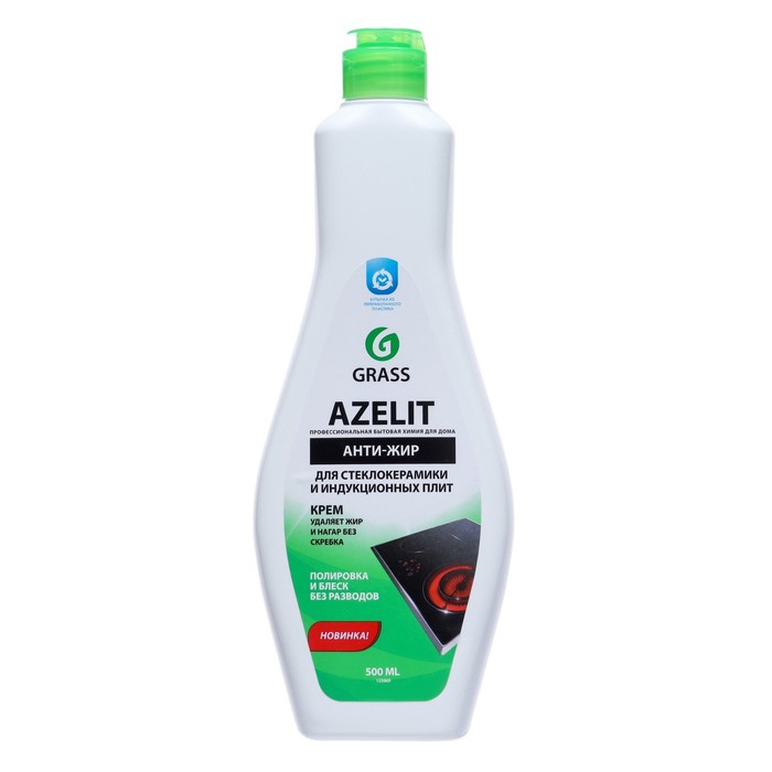 Чистящее средство Azelit gel, для стеклокерамики, 500 мл средство чистящее unicum для стеклокерамики жироудалитель 500 мл