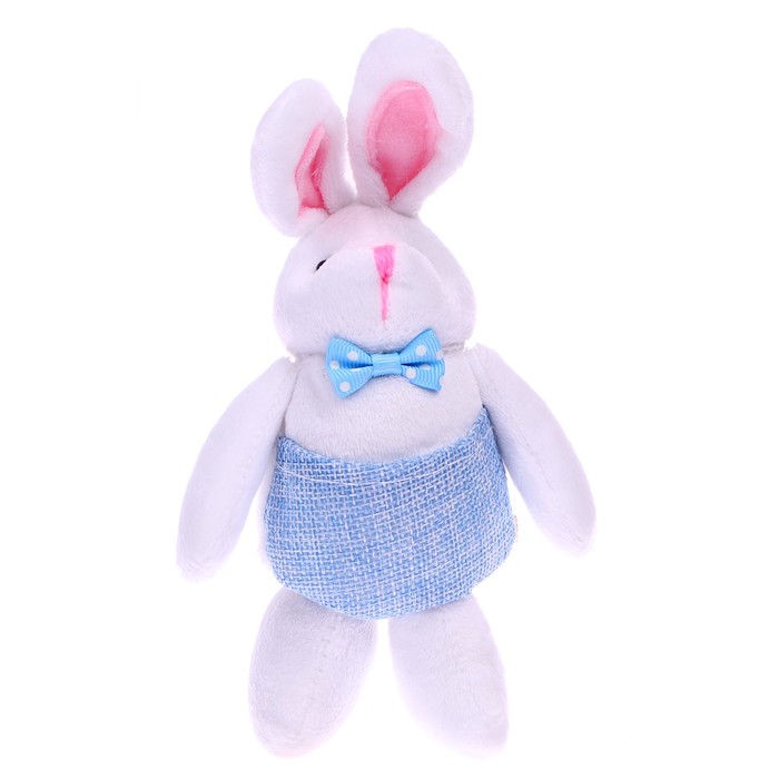 Мягкая игрушка «Кролик», с карманом, 15 см, виды МИКС мягкая игрушка кролик виды микс