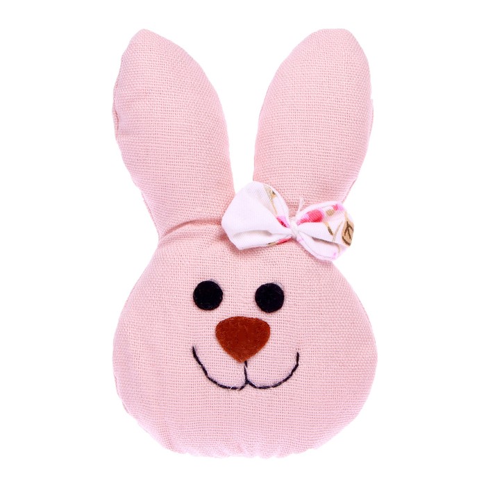 Мягкая игрушка «Зайка», на подвеске, цвета МИКС мягкая игрушка кролик в шарфе на подвеске цвета микс