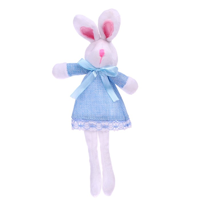 фото Мягкая игрушка «зайка в платье», 21 см, цвет, виды микс