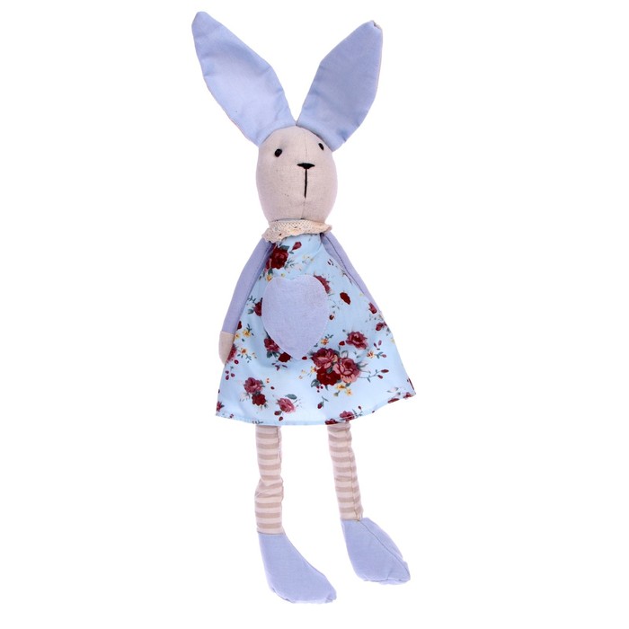 Мягкая игрушка «Кролик», цвет голубой, виды МИКС мягкая игрушка кролик в шарфе виды микс