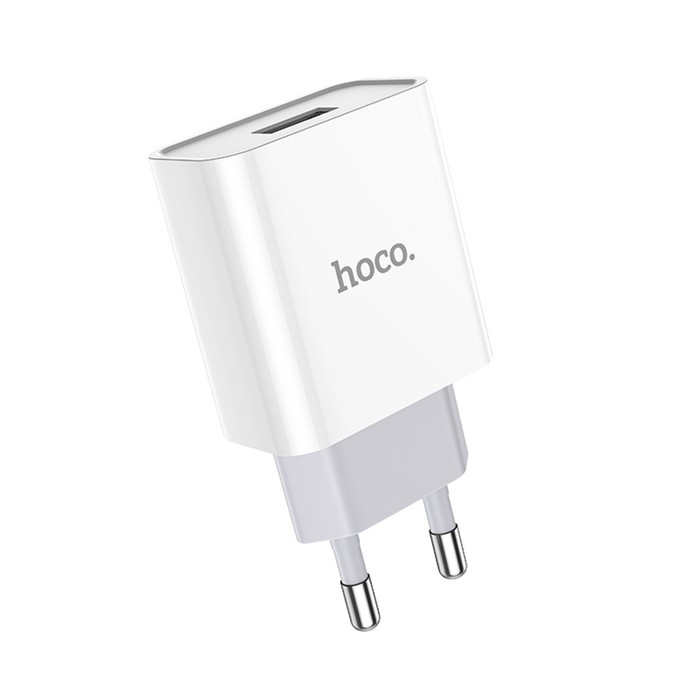 Сетевое зарядное устройство Hoco C81A, USB - 2.1 А, белый