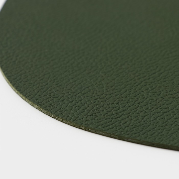 Набор салфеток сервировочных на стол Доляна «Тэм», 44×35 см, 4 шт, цвет зелёный
