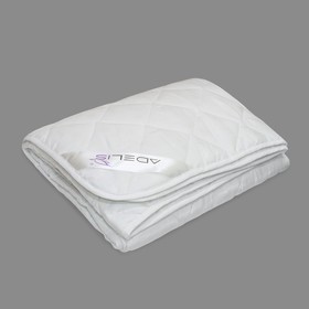 Одеяло Лебяжий пух облегченое 140х205см, полиэфирное волокно 100%, 200гр, тик