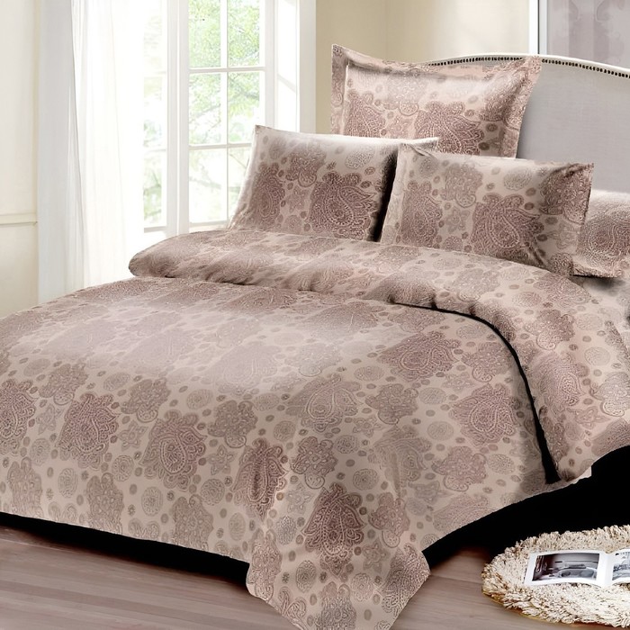 фото Постельное бельё 1,5сп мерсин 145х214см, 145х214см, 70х70 2шт, бязь 120г/м 100% хлопок адель