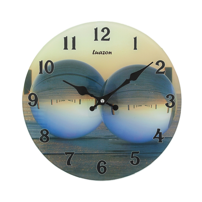 Часы настенные из стекла "Отражение"