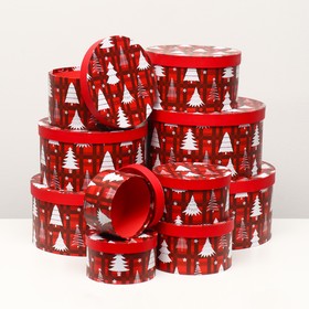 

Набор коробок 10 в 1 "Елочки" 15,3 х 8,7 х 16,8 - 35 х 17,3 см