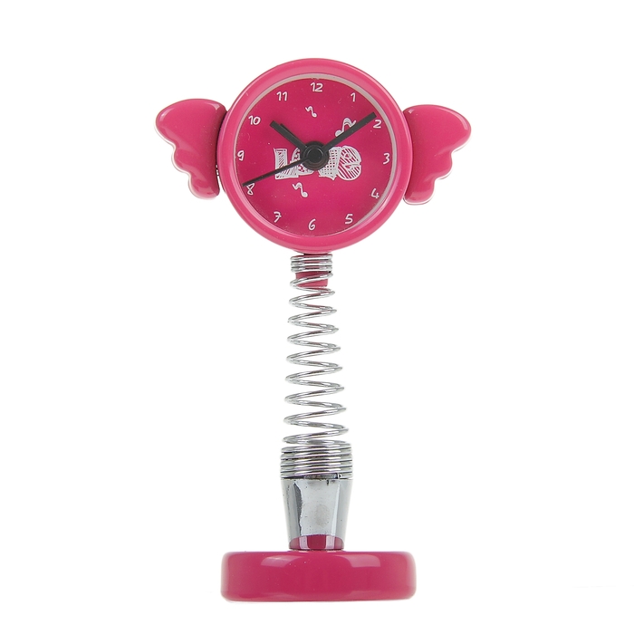 Будильник на пружине "Крылья любви"