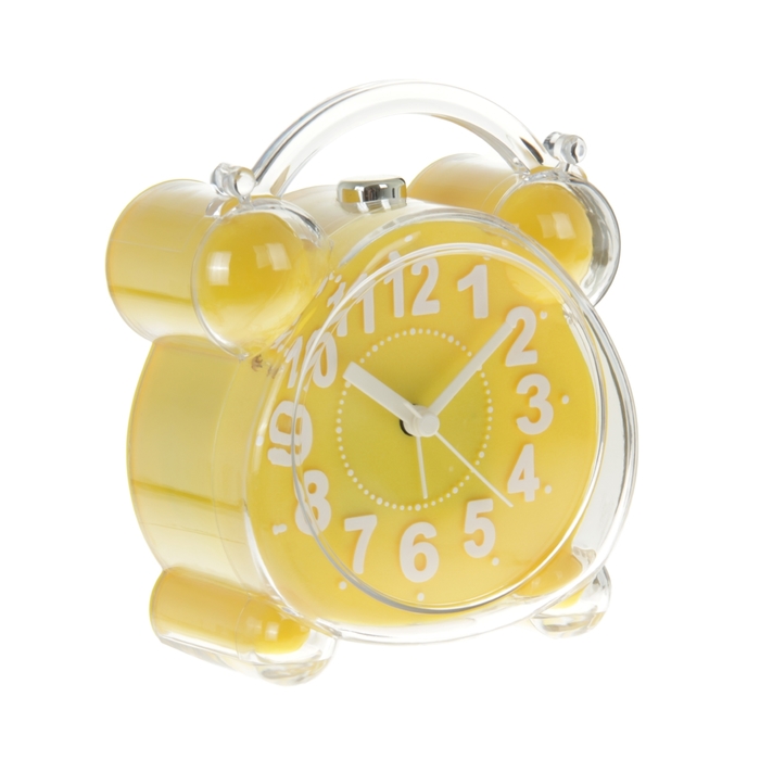 Будильник детский "Классика", два звонка, 14х11.5 см, микс