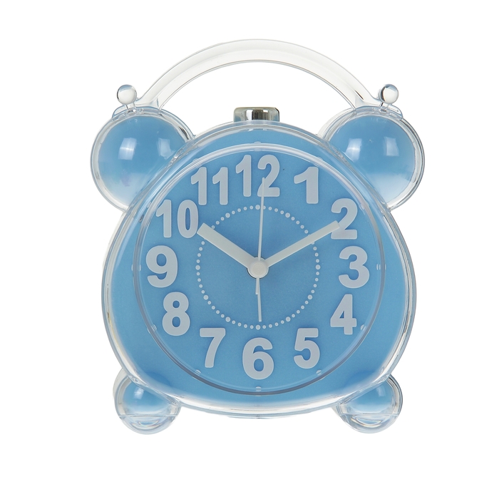 Будильник детский "Классика", два звонка, 14х11.5 см, микс