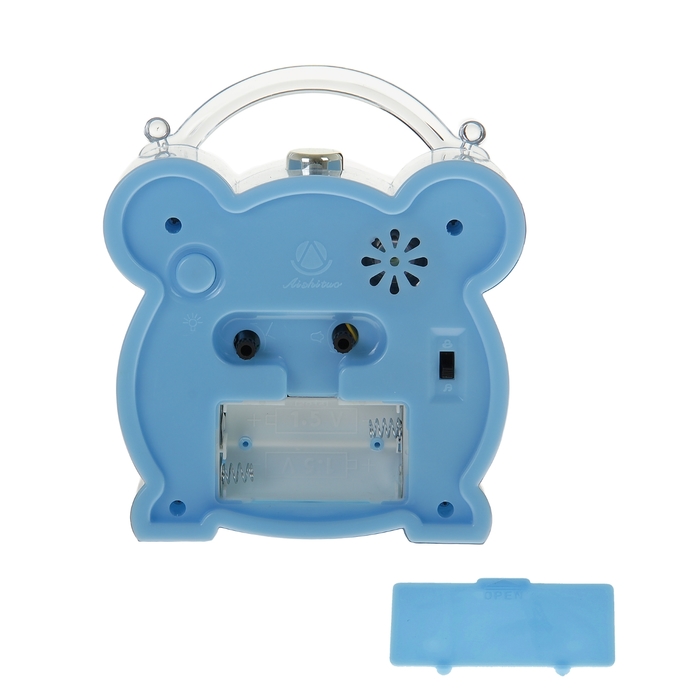 Будильник детский "Классика", два звонка, 14х11.5 см, микс