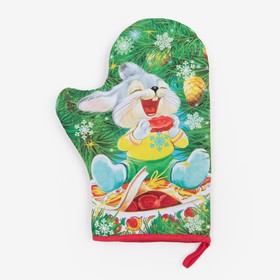 

Варежка-прихватка "Новогодние сладости" 20х28 см, 35% х/л, 65% п/э, ватин 250 г/м2