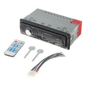 

УЦЕНКА Автомагнитола CARTAGE, USB, MP3, AUX, MicroSD, 60 Вт, LT-3