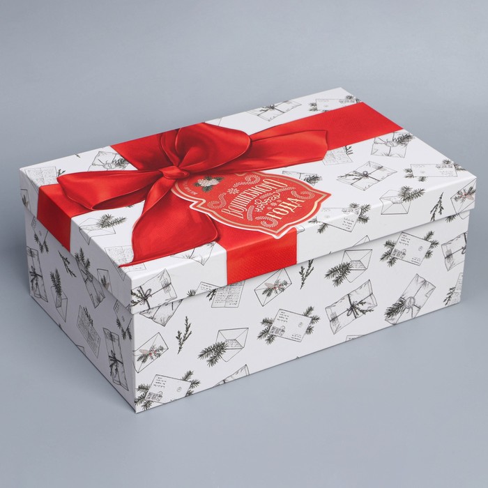 Коробка подарочная «Ретро почта», 32,5 × 20 × 12,5 см коробка складная ретро почта 20 × 20 × 4 см