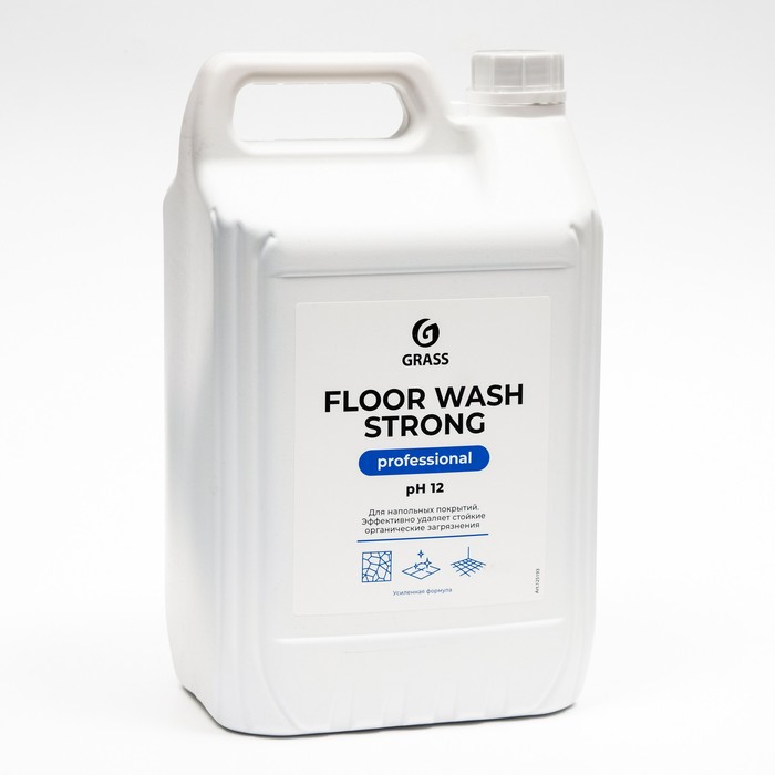 Щелочное средство для мытья пола Floor Wash Strong 5,6 кг нейтральное средство для мытья пола grass professional floor wash 1 л