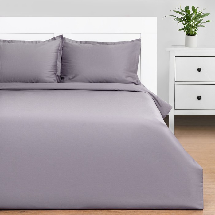 

Постельное бельё Этель 2 сп Grey sky 175х215, 200х215, 50х70+3-2 шт, мако-сатин, 114г/м2