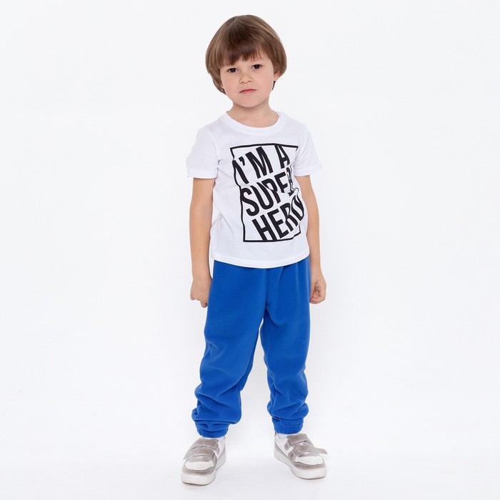 Брюки детские, цвет синий, рост 104 см брюки детские цвет синий рост 104 см