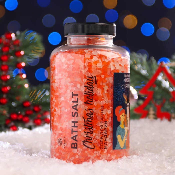 

Соль для ванны "Мандарин" Christmas holiday, 500 г