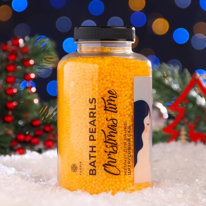 

Жемчуг для ванны Christmas Time "Цитрусовый сад", 320 г