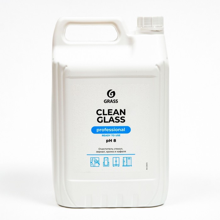 Очиститель стекол и зеркал Clean Glass Professional, 5 л