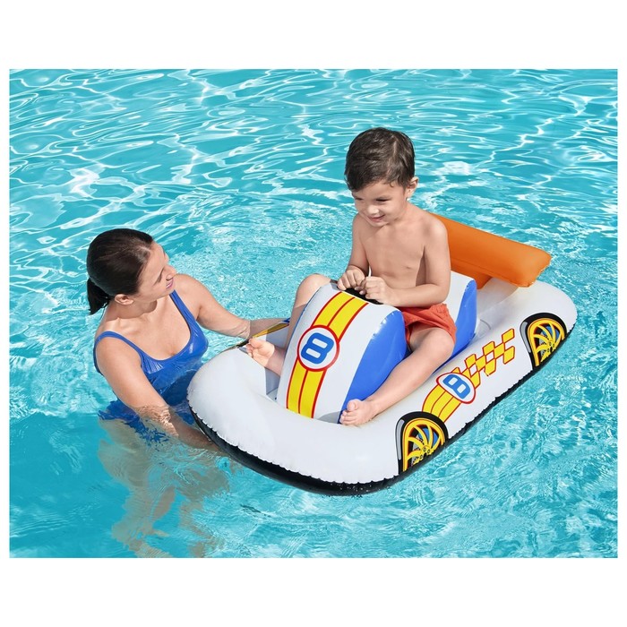 фото Лодочка надувная funspeakers police car baby boat, 110 х 75 см, 41480 bestway