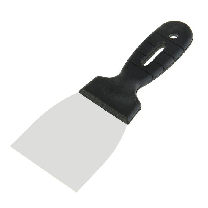 Шпатель фасадный "СИБРТЕХ", 80 мм, нержавеющая сталь, ручка пластик