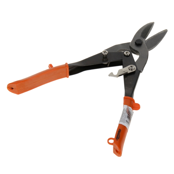 Ножницы по металлу Sparta, с обливными рукоятками, пряморежущие, 250 мм