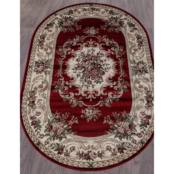 

Ковёр овальный Merinos Colizey, размер 150x400 см, цвет red
