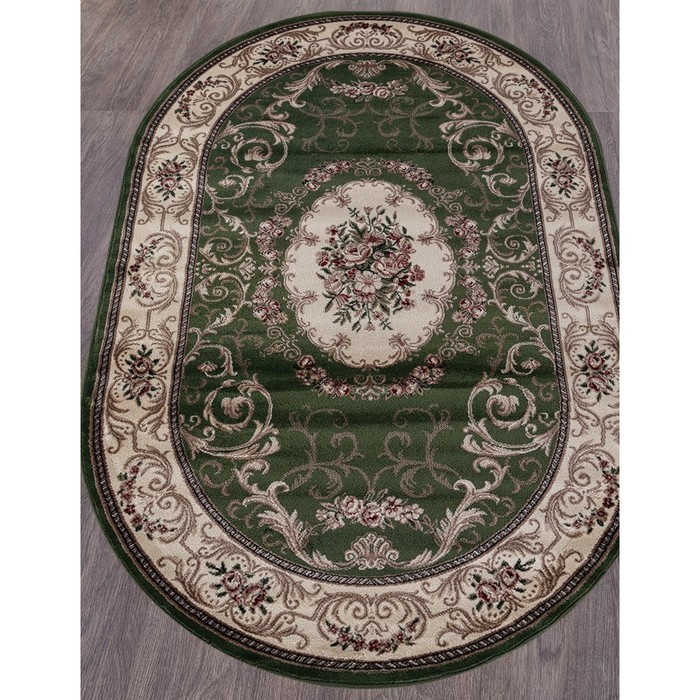 

Ковёр овальный Merinos Colizey, размер 250x350 см, цвет green