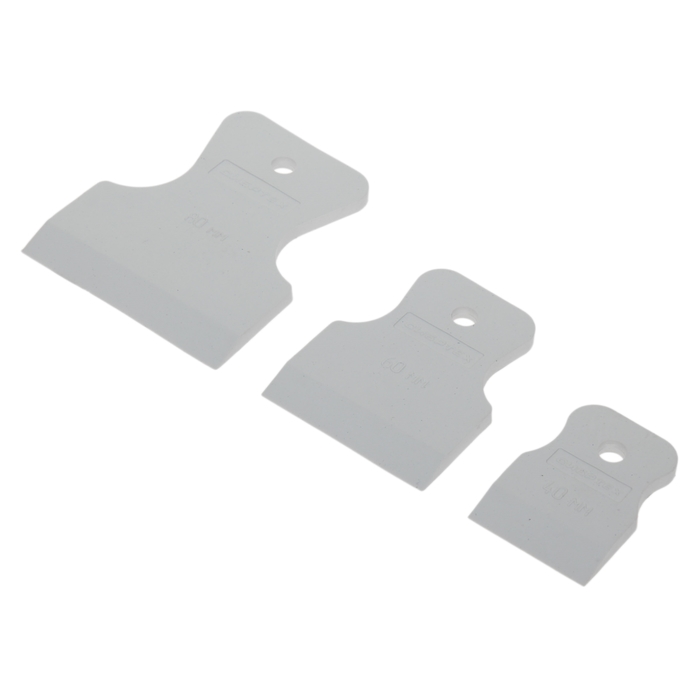 Набор шпателей "СИБРТЕХ", 3 шт., 40-60-80 мм, резина