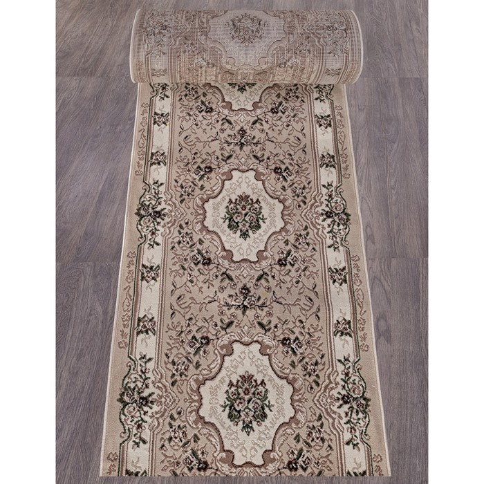 

Ковровая дорожка Gavana D017, размер 120x3000 см, цвет beige