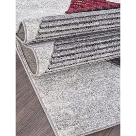 

Ковёр прямоугольный London D810, размер 80x150 см, цвет gray-red