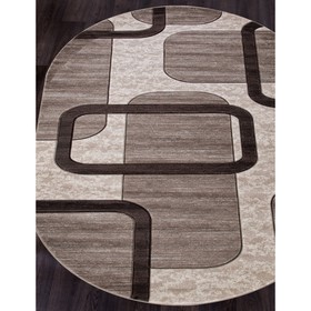 

Ковёр овальный Mega carving D465, размер 150x300 см, цвет beige