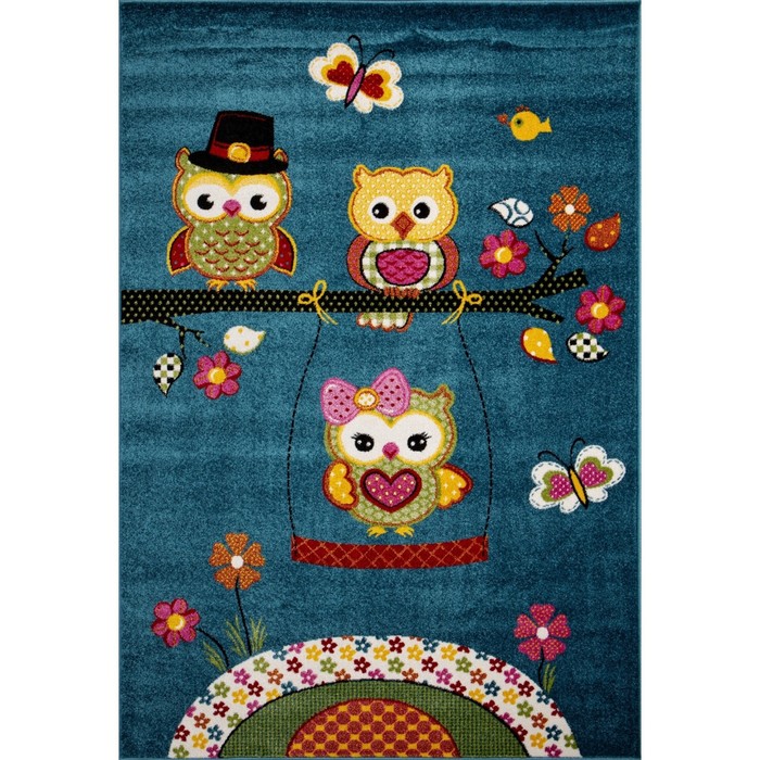 

Ковёр прямоугольный Merinos Rio, размер 160x230 см, цвет blue