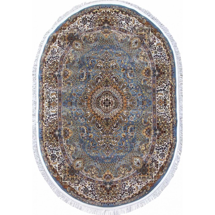 

Ковёр овальный Shahreza d414, размер 200x285 см, цвет blue