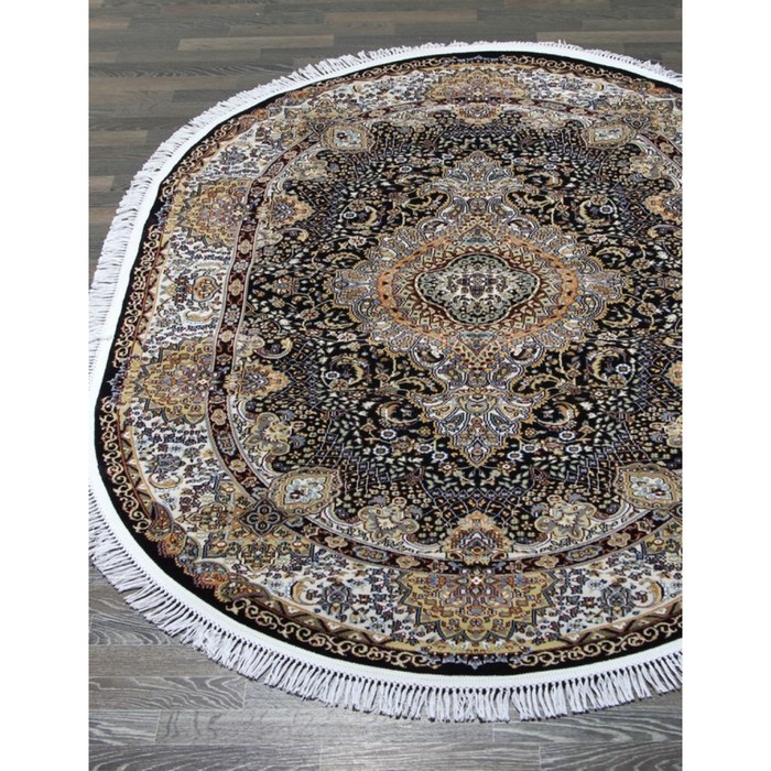 

Ковёр овальный Merinos Shahreza, размер 200x285 см, цвет navy