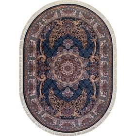 

Ковёр овальный Shahreza D728, размер 200x285 см, цвет dark navy