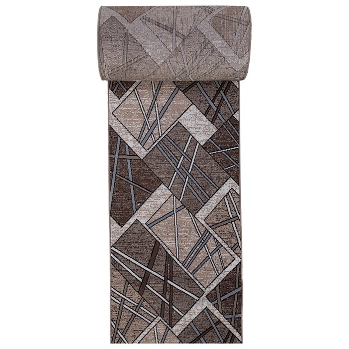 

Ковёр дорожка Sierra D487, размер 100x3000 см, цвет beige-brown 2