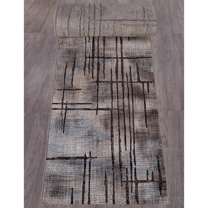

Ковровая дорожка Merinos Sierra, размер 90x3000 см, цвет beige-blue 2