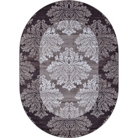 

Ковёр овальный Silver D213, размер 60x110 см, цвет gray-purple